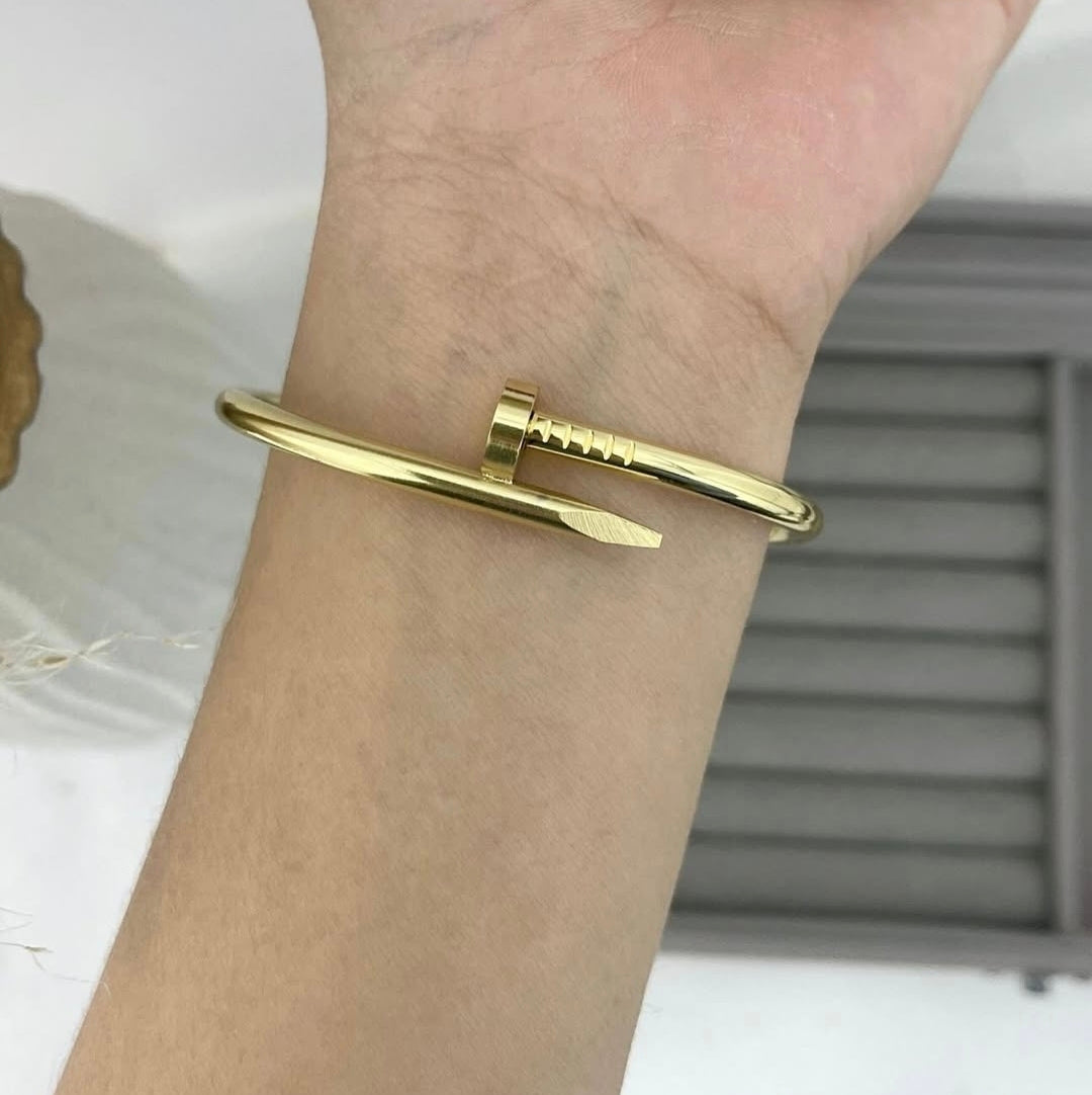 Brazalete Cartier Clavo Acero