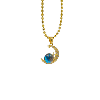 Collar Luna Galaxia
