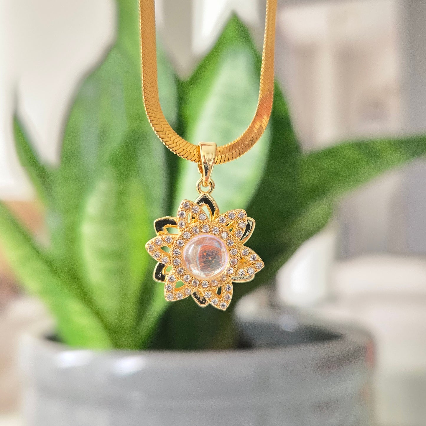 Cadena Sol Tornasol Giratorio