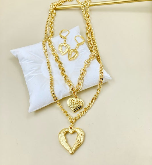 Juego Doble Corazón Amur