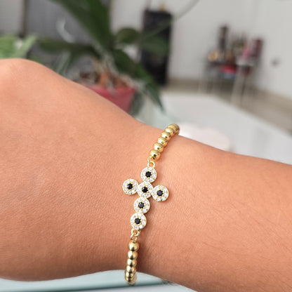 Pulsera Cruz Onix
